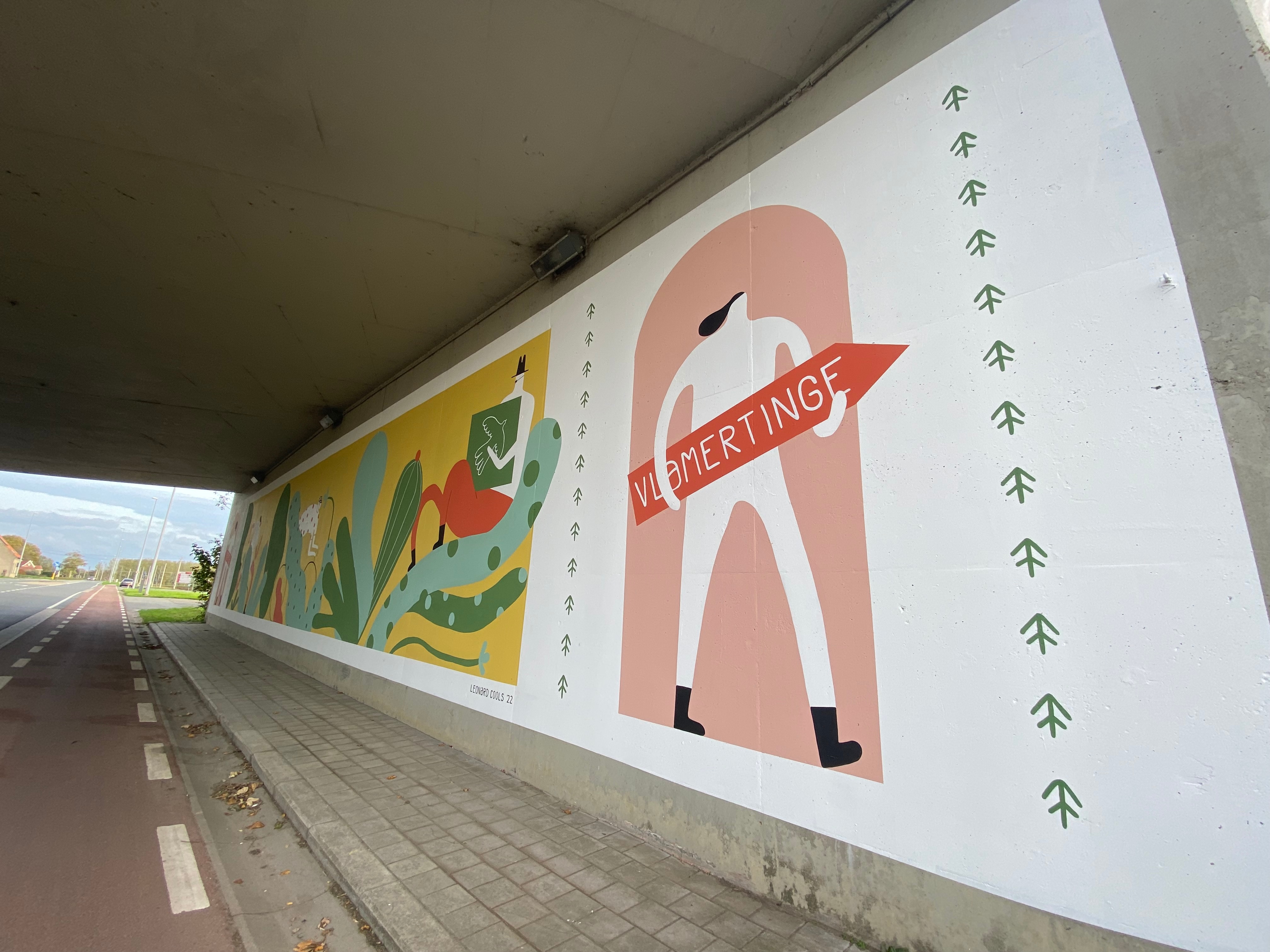 mural brug nooderring Ieper