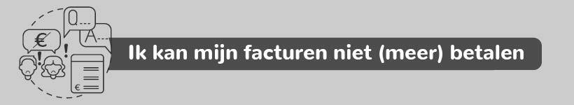 Ik kan mijn energiefacturen niet meer betalen