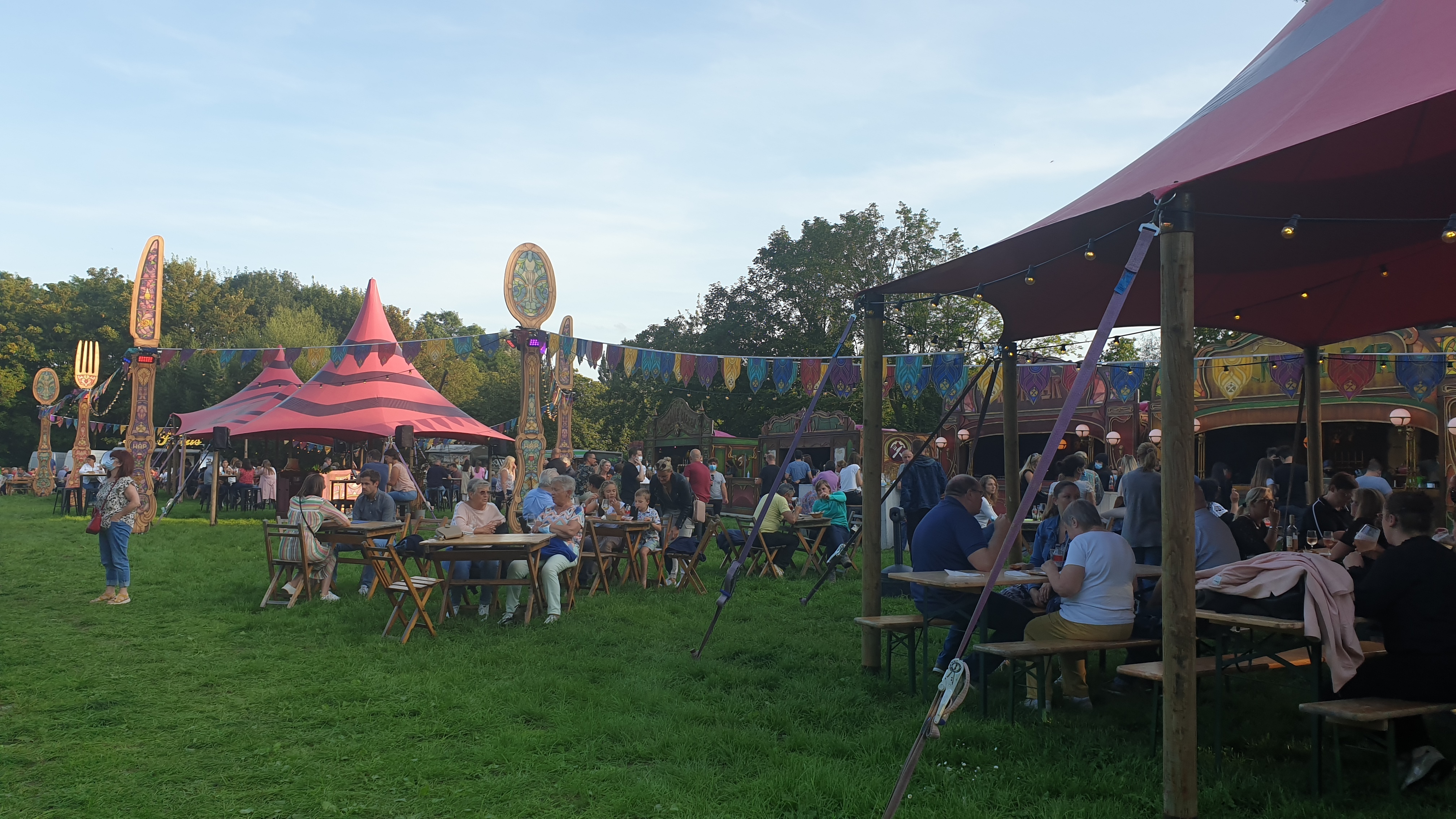 Hapfestival op evenementenplein Hamiltonpark