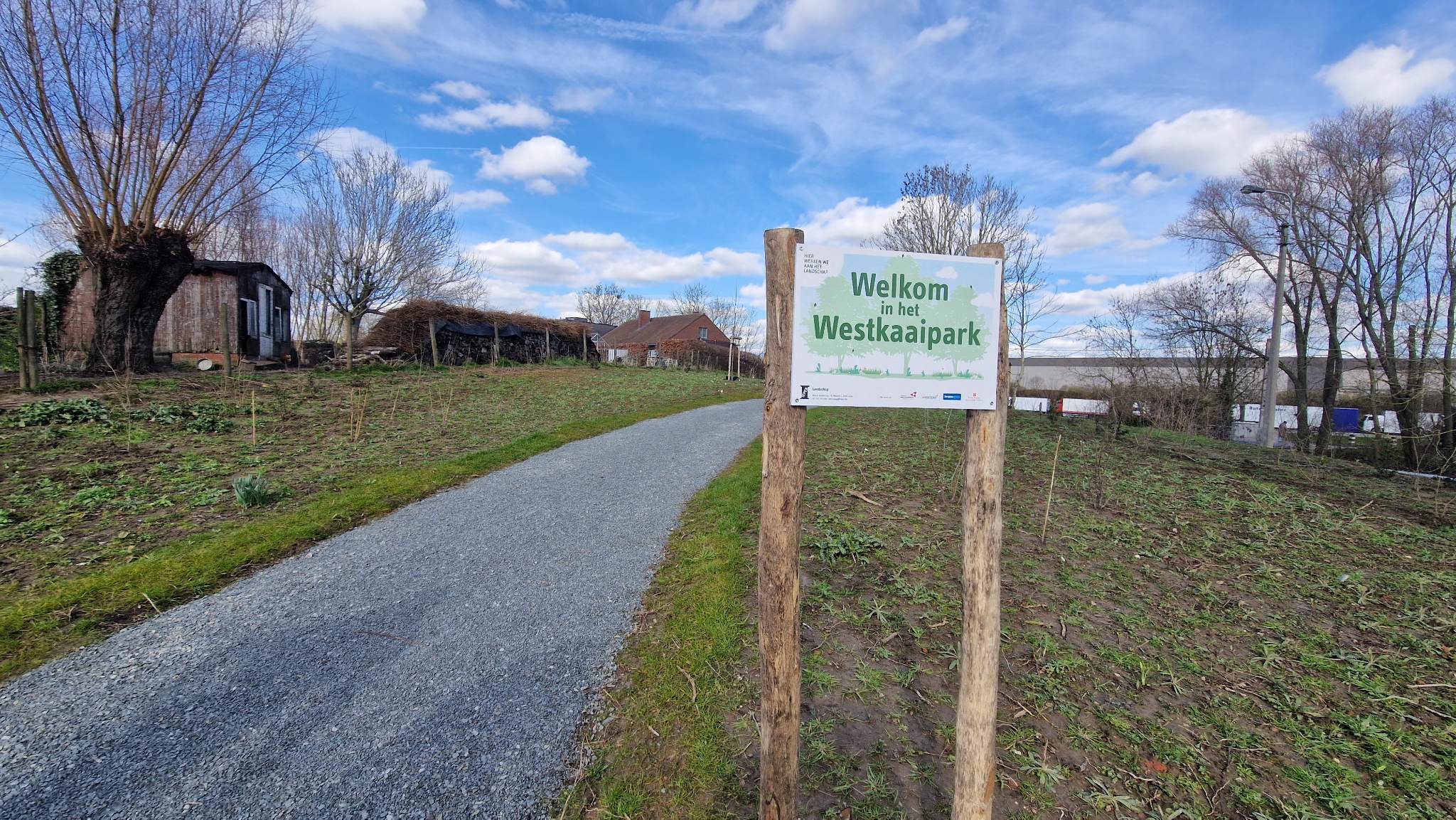 Foto naambordje Westkaaipark Ieper