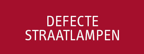 Defecte straatlampen