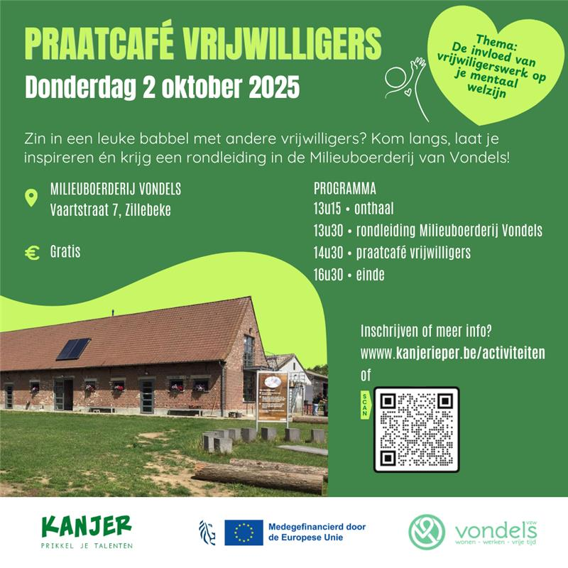 Praatcafé vrijwilligers