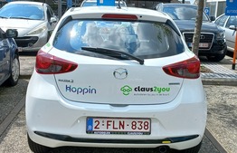 Hoppin deelwagen aan het station