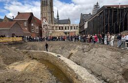 Burchtmuur in Ieper beschermd en overblijfselen veiliggesteld, groen licht voor bouwproject