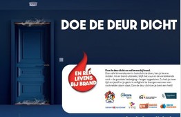 Campagne brandweer: Doe de deur dicht
