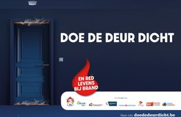 Doe de deur dicht en red levens bij brand