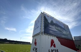 Kanteelpad afgesloten n.a.v. bouw zwembad