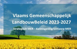 Publieke inspraak over het plan-MER voor het zevende Mestactieplan 7 (MAP 7)