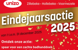 Eindejaarsactie Unizo
